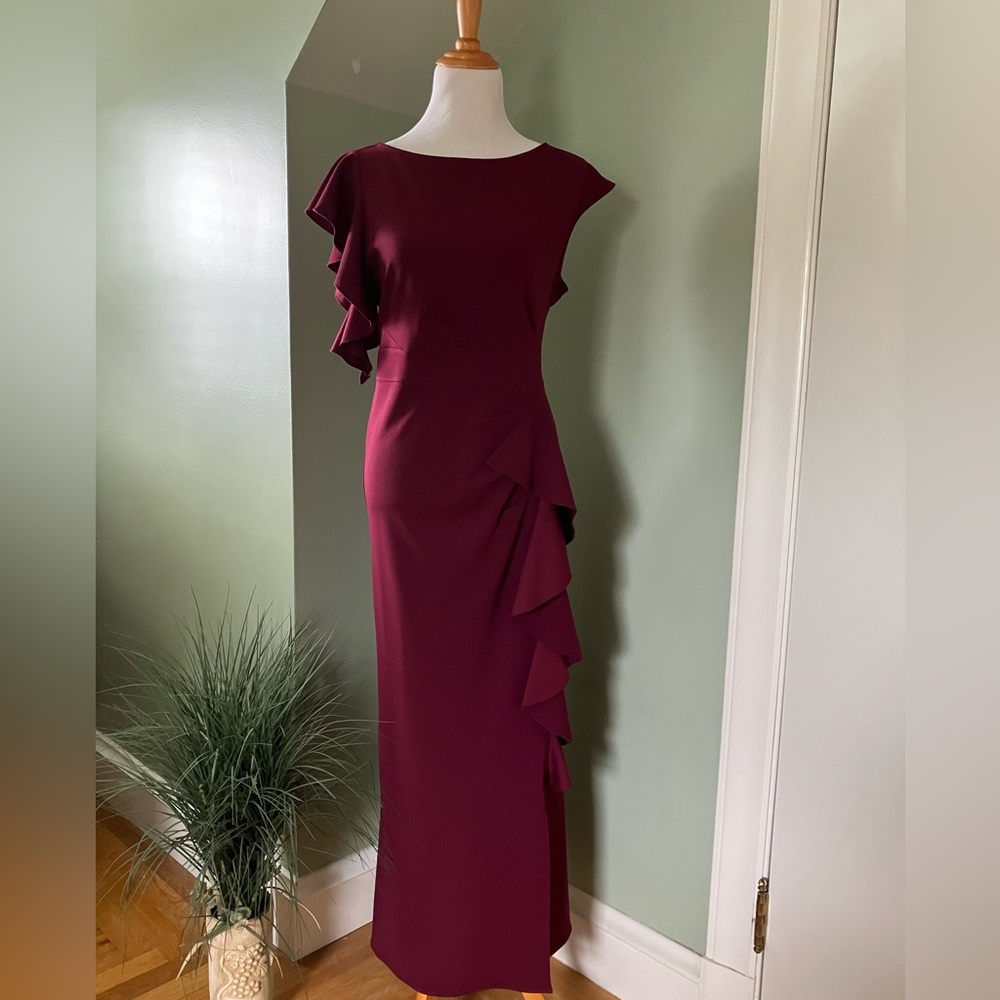 WOOSEA Women's Split Bodycon Mermaid Evening Cocktail Dress